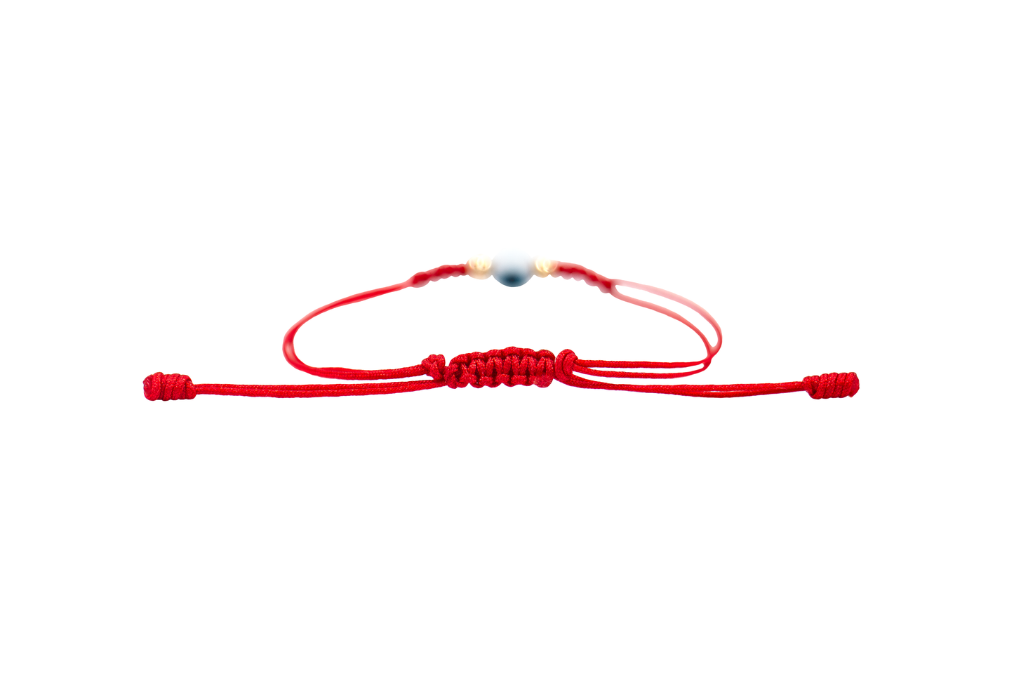 Pulsera Roja de Protección con Ojo Turco y Oro para Niña / Niño