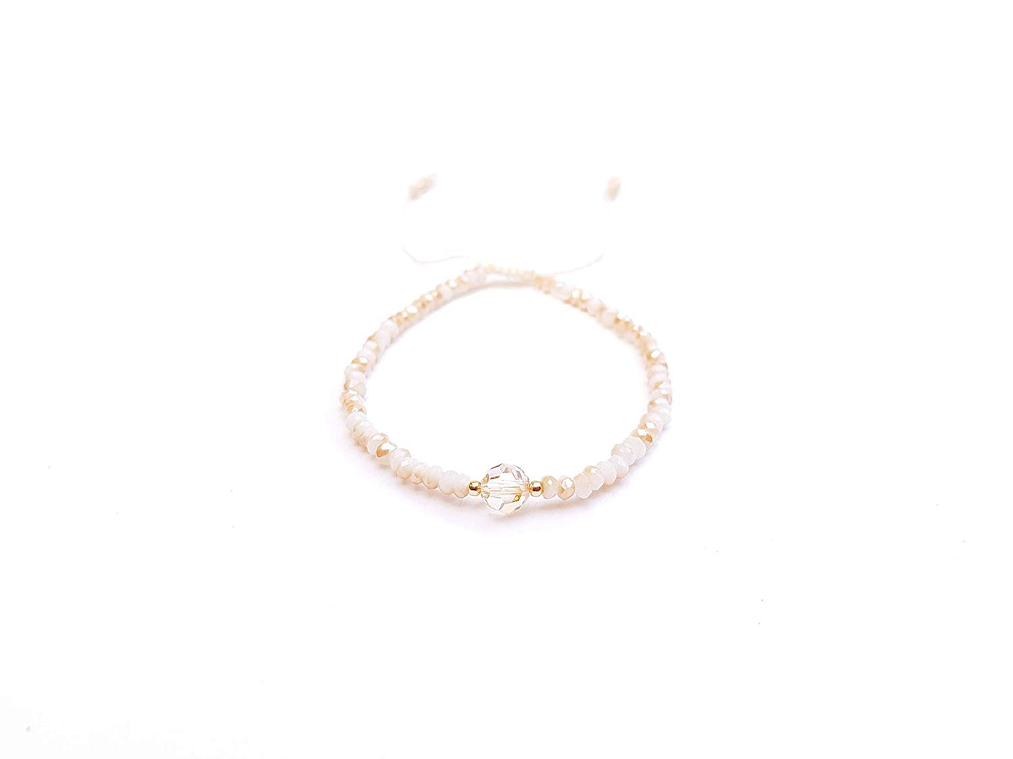 Pulsera Swarovski al centro y cristales bicolor