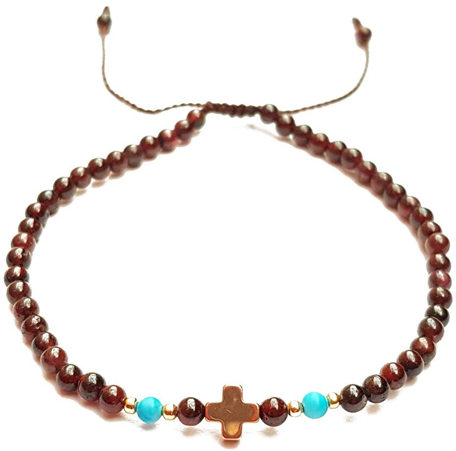 Pulsera unisex con cruz