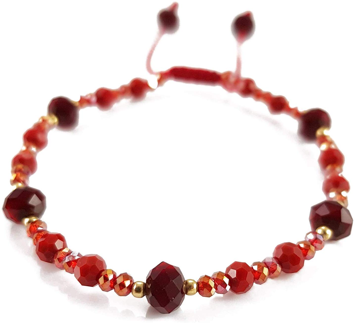 Pulsera para Protección Cristales Rojos