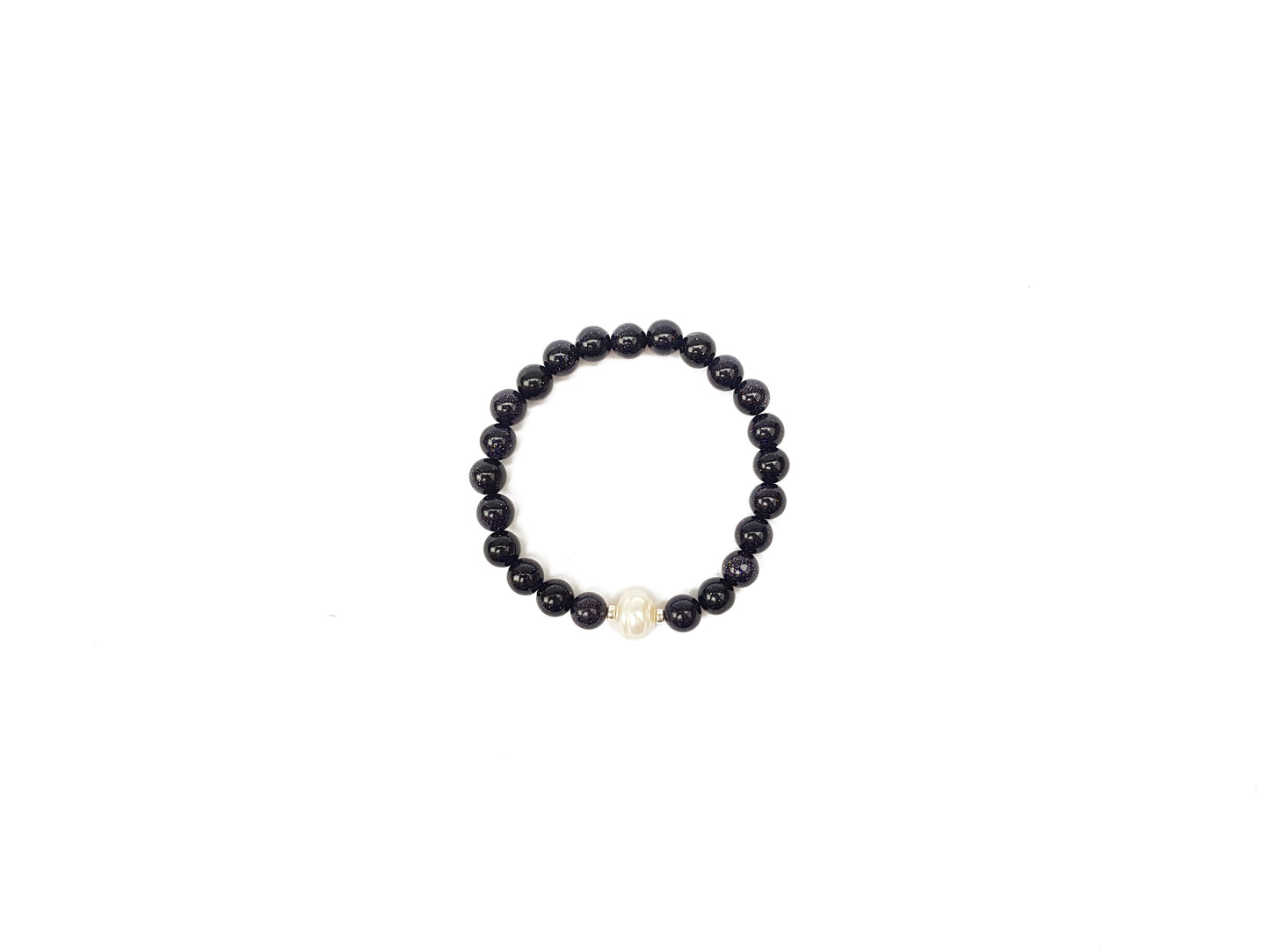 Juego De Pulseras De Aventurina Con Perla Para Parejas