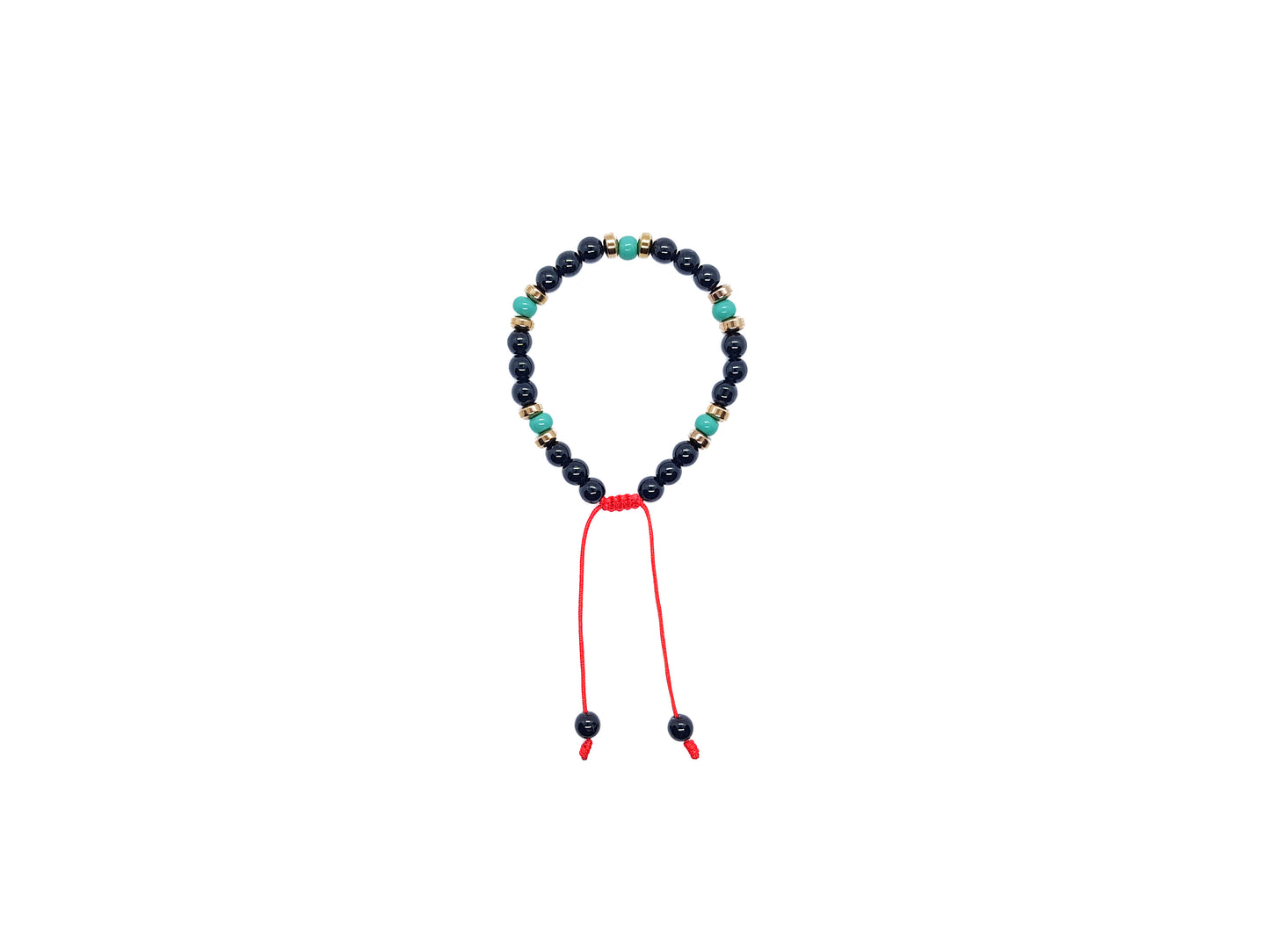 Pulsera De Protección De Ónix Con Hematita
