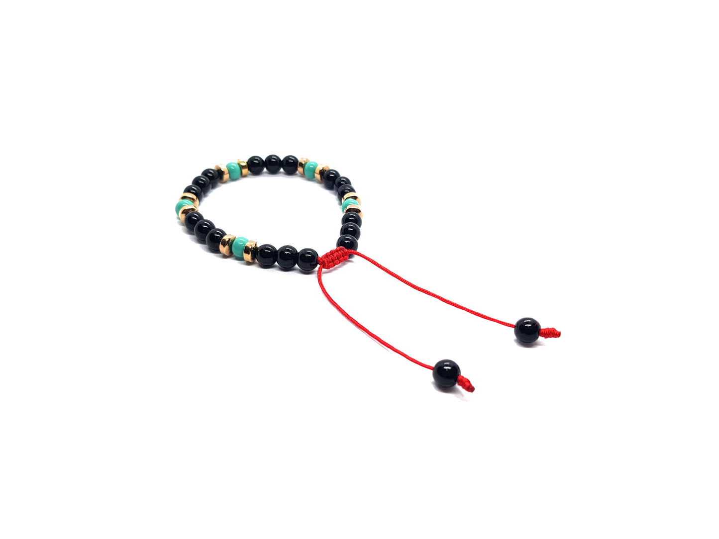 Pulsera De Protección De Ónix Con Hematita