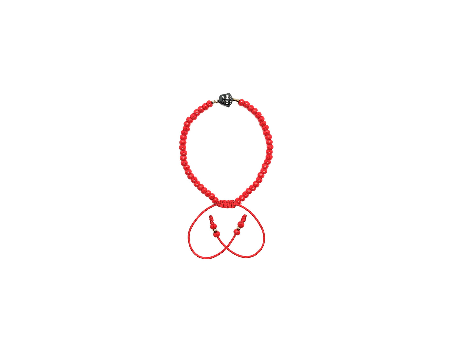 Pulsera Roja De Protección Con Buda De Hematita