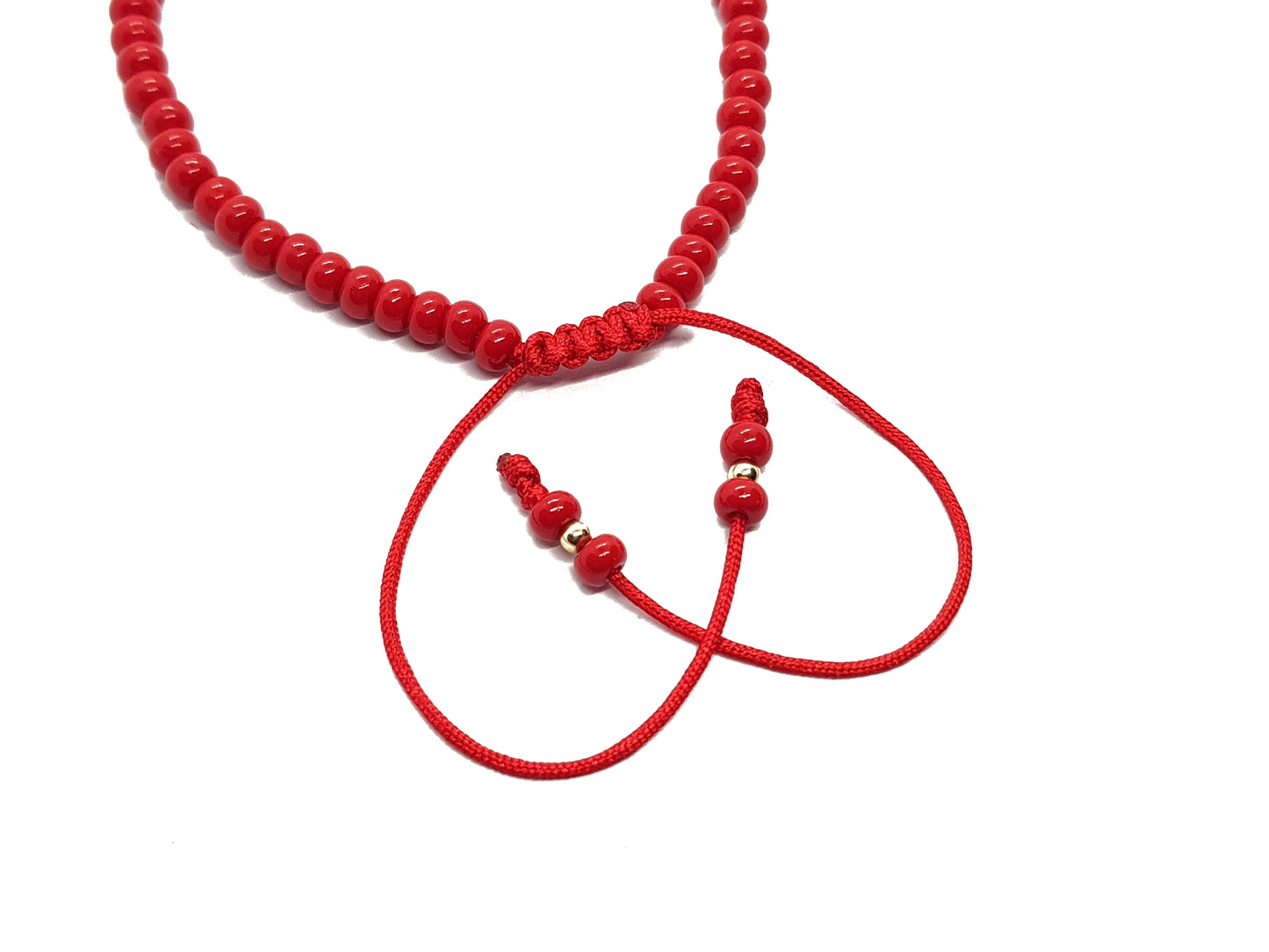 Pulsera Roja De Protección Con Buda De Hematita