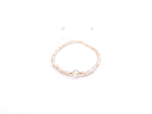 Pulsera Swarovski al centro y cristales bicolor