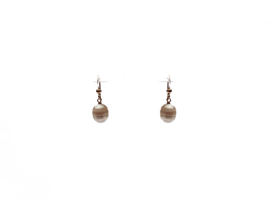 Arete perla natural beige